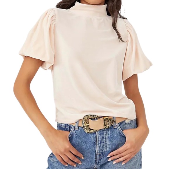 Free People Tops - Free People Champage Toast Claudia T-Shirt